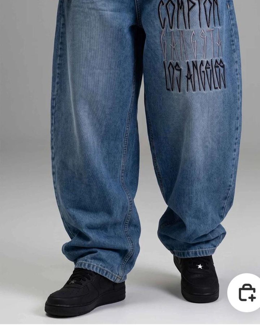 Calça Jeans Compton Gangsta Azul