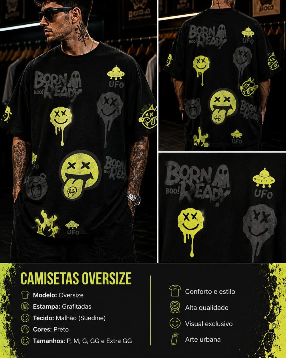 Camisetas Grafitadas